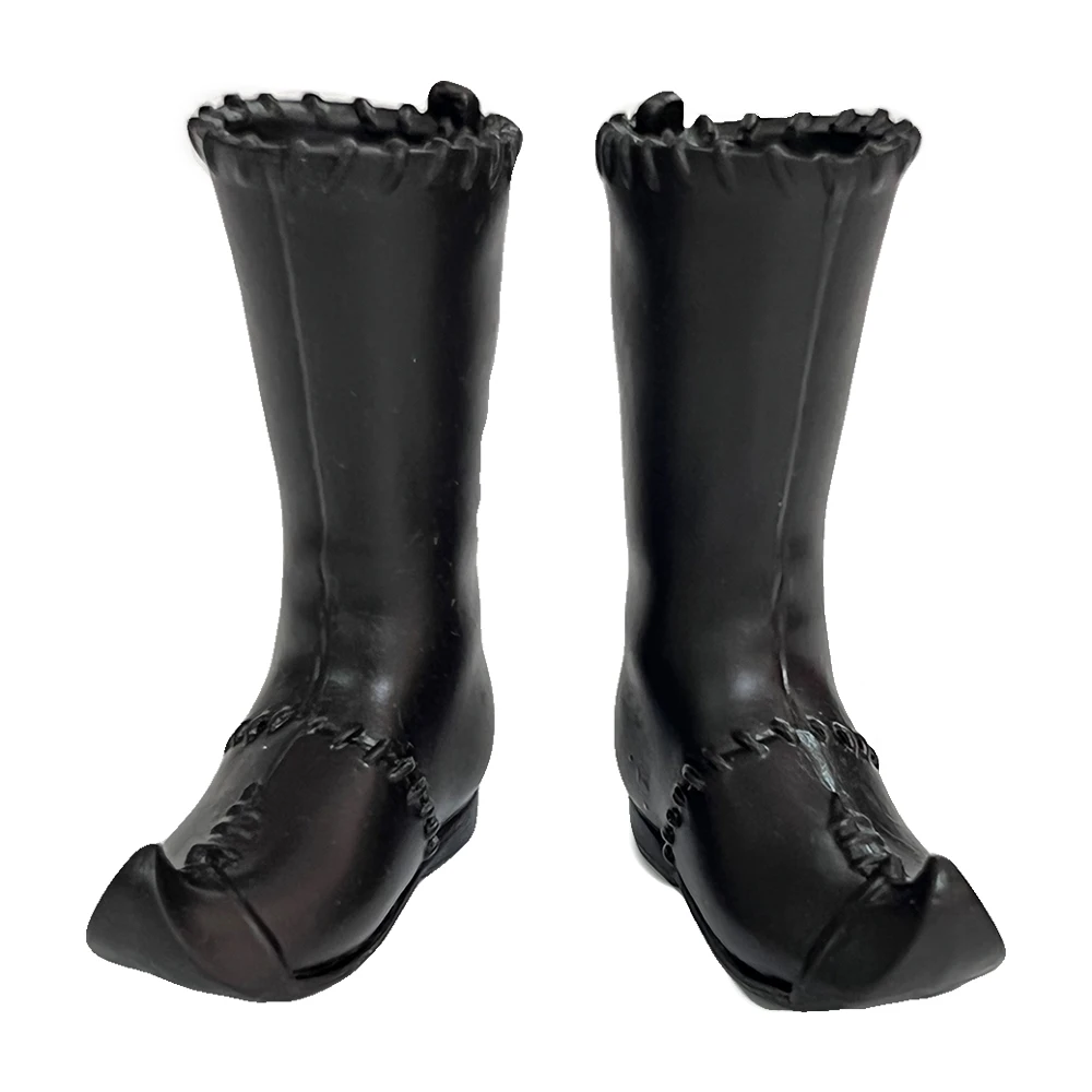Nk 1 Paio Di Scarpe Lunghe Per Ken Boy Doll 1/6 Accessori Per Bambole Stivali Neri Scarpe Da Festa Di Moda Per Barbie Boyfriend Ken Doll