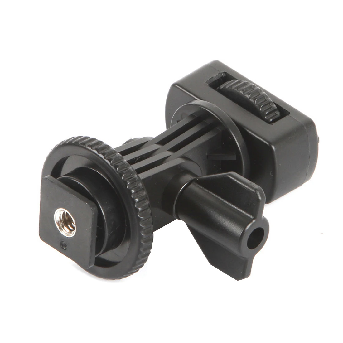 FEICHAO Cold Shoe Base Mount 1/4 Screw Adapter Converter Holder for DLSR Camera Cage Rig Monitor LED Flash Fill Light Plastic