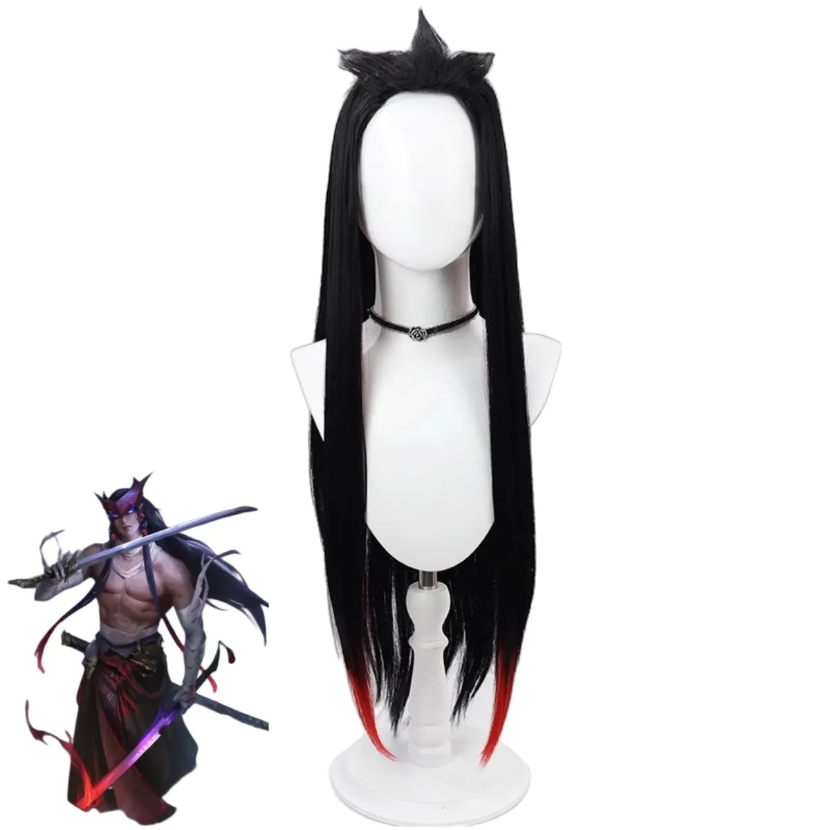 League of Legends Yone Unforgotten Battle Suit Cosplay Costume