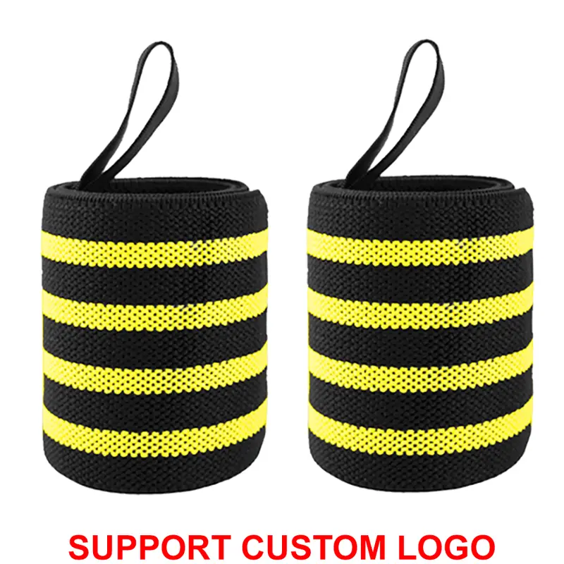 1 Pair Wristband Wrist Support Brace Straps Extra Strength Weight Lifting Wrist Wraps Bandage Fitness Gym Training Custom Logo - Image 13