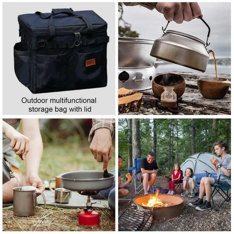 thumbnail image 2 of Picnic Organizer Bag - Large Capacity Waterproof Storage Bag 2 of 9