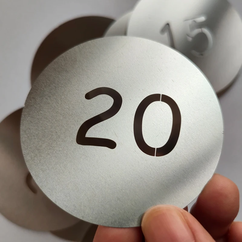 Birthday party bar mitzvah age commemoration day number gobos 60mm stainless steel insert Arabic numerals Projection metal sheet