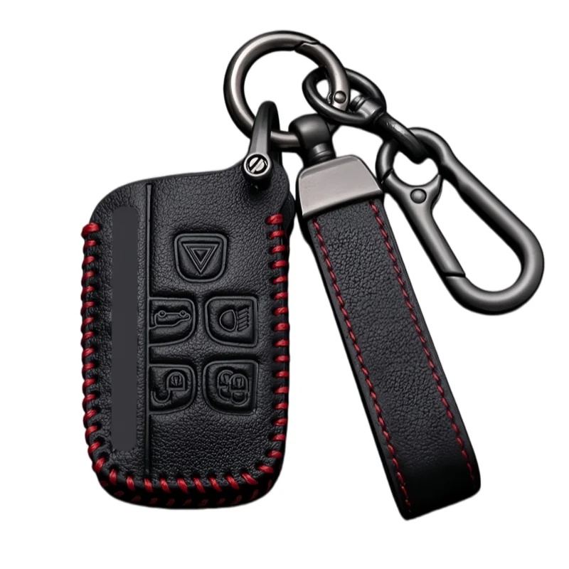 Premium Leather Car Remote Key Case Cover