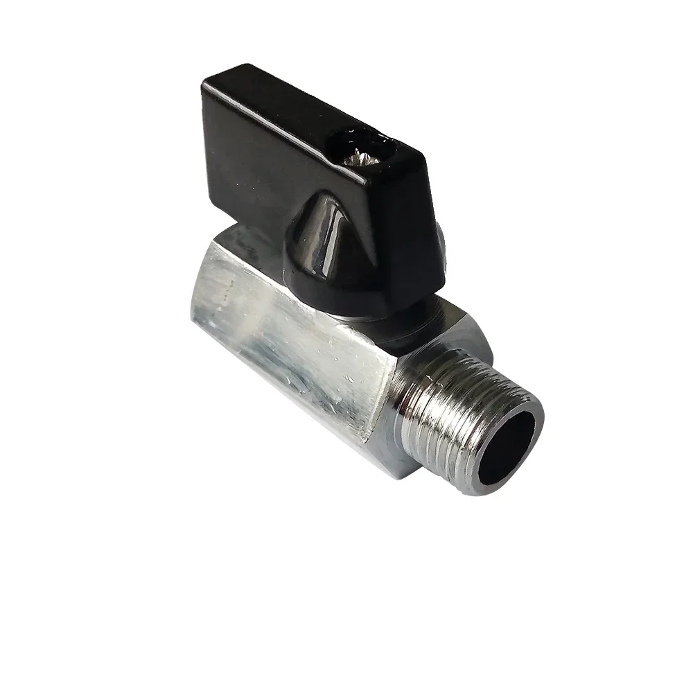 

1/8" BSP Brass Mini Ball Valve Male to Female BSP Chrome Plated For Air Water Fuel