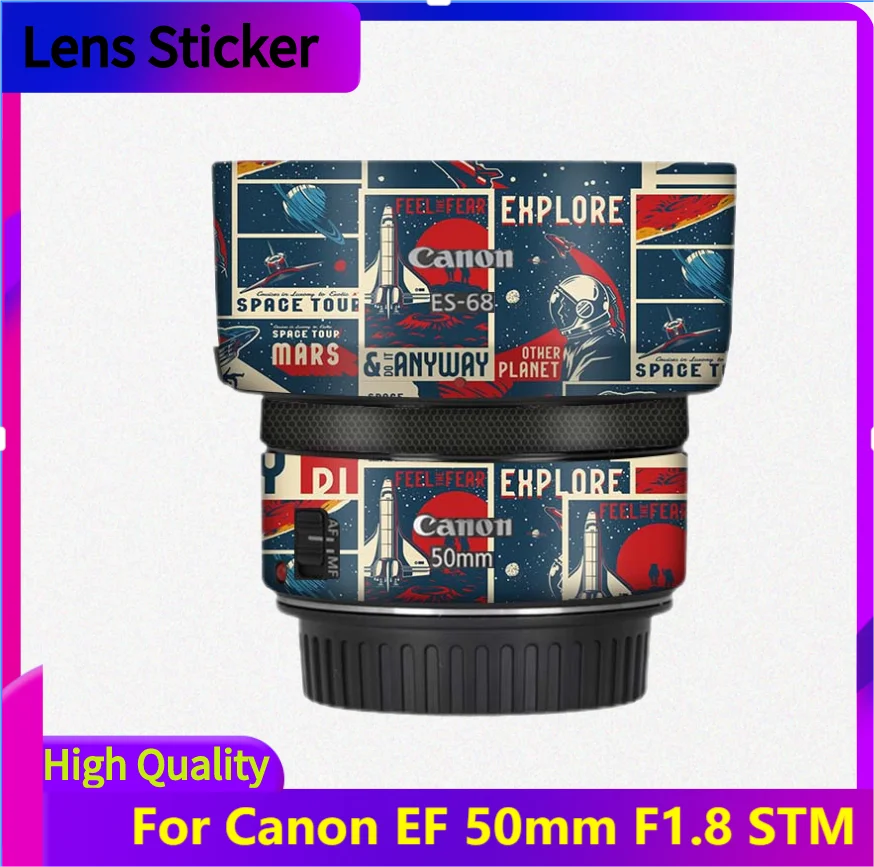 

For Canon EF 50mm F1.8 STM Camera Lens Sticker Protective Skin Decal Vinyl Wrap Film Anti-Scratch Protector Coat EF50/1.8