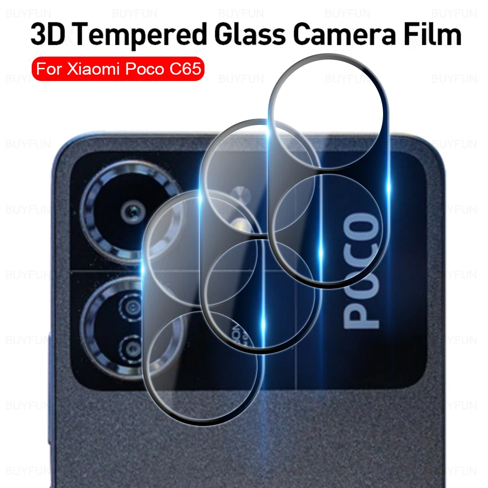 

1-3 шт., защитная 3d-пленка для камеры Xiaomi Poco C65 65C Redmi 13C