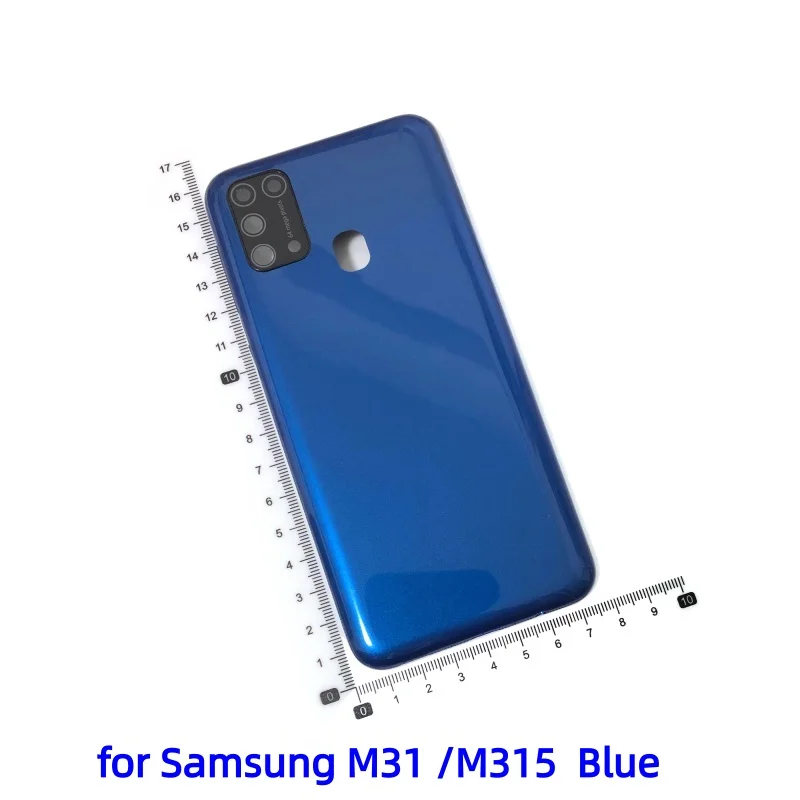 삼성 갤럭시 M31 M31S SM-M315 M315F M317 M317F 배터리 커버 케이스 배터리 하우징 수리 부품 뒷면 커버