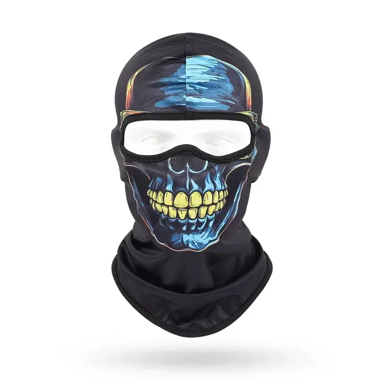 Dry Quick Sunscreen Balaclava Men Cycling Head Cover Outdoor Skull Mask Breathable Elastic Biker Full Face Mask Headgear Cap - Image 13