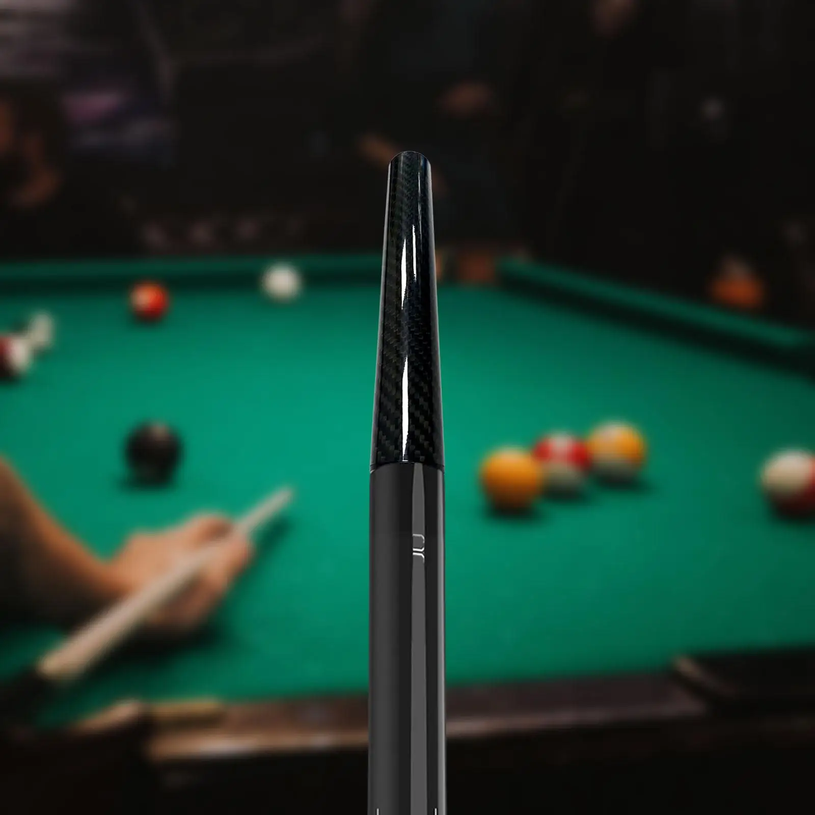 Pool Cue Extender Compact Cue Extended Aluminum Alloy Durable Cue End Lengthener