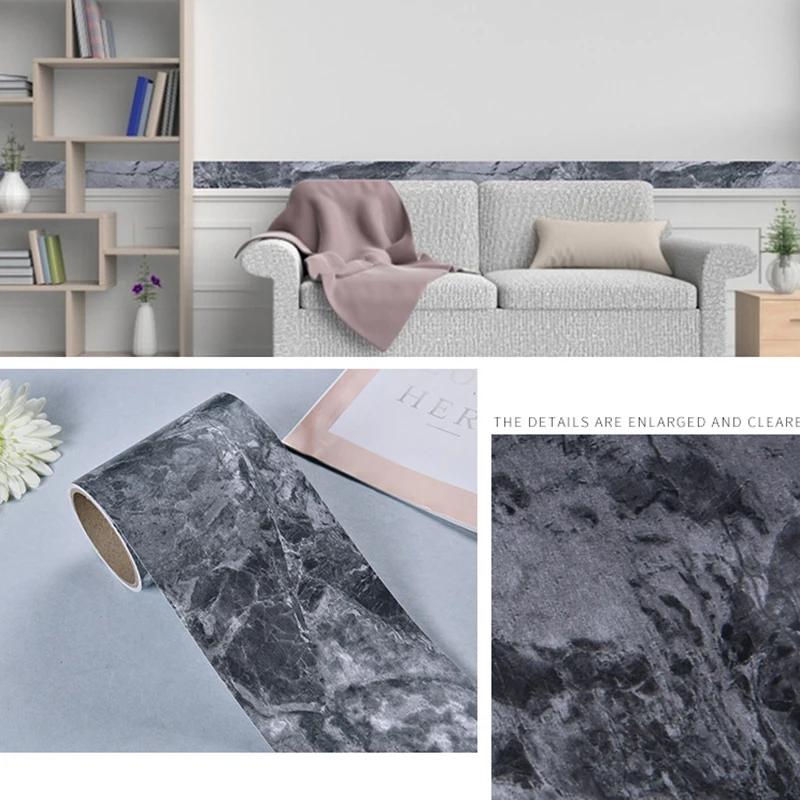 Nastro Per Mobili, Rotolo Di Nastro Adesivo Effetto Legno Per La Riparazione Di Pavimento E - Foto 11