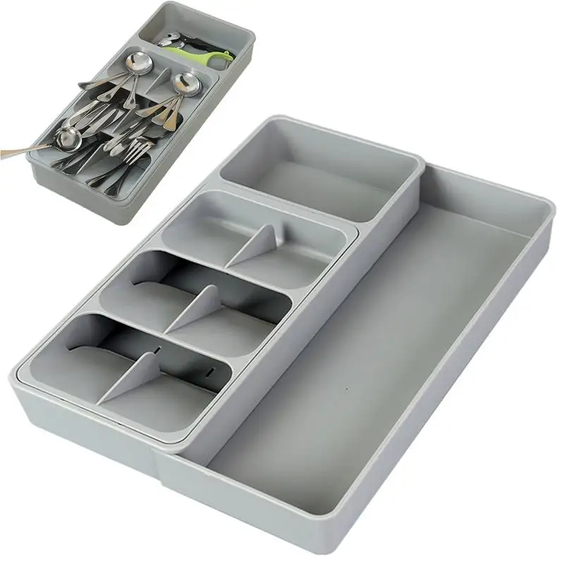 

Silverware Drawer Organizer Utensil Organizer Silverware Utensils Tray Holder For Small Drawer Caddy For Flatware Cutlery Knives