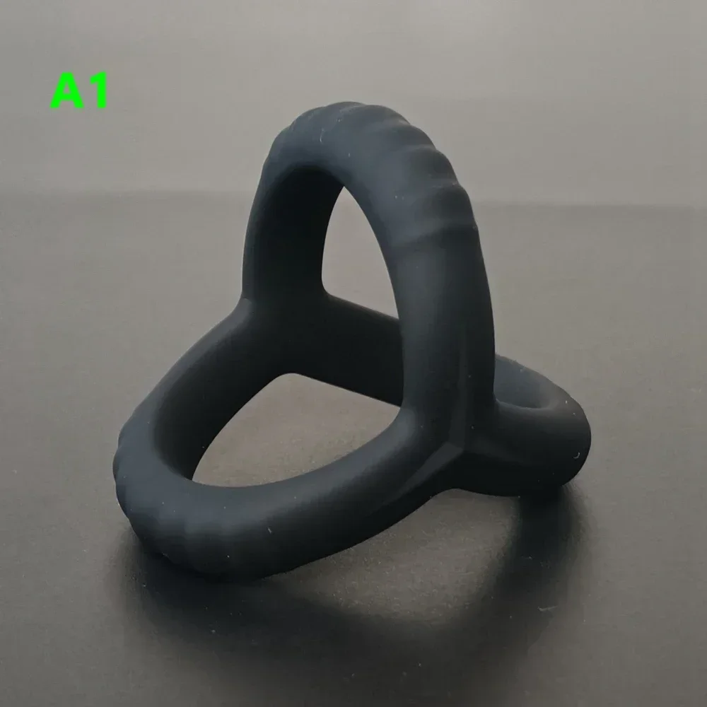 high quality and Cheap penis ring reusable silicone semen rooster ring penis enlargement delayed ejaculation male sex toy