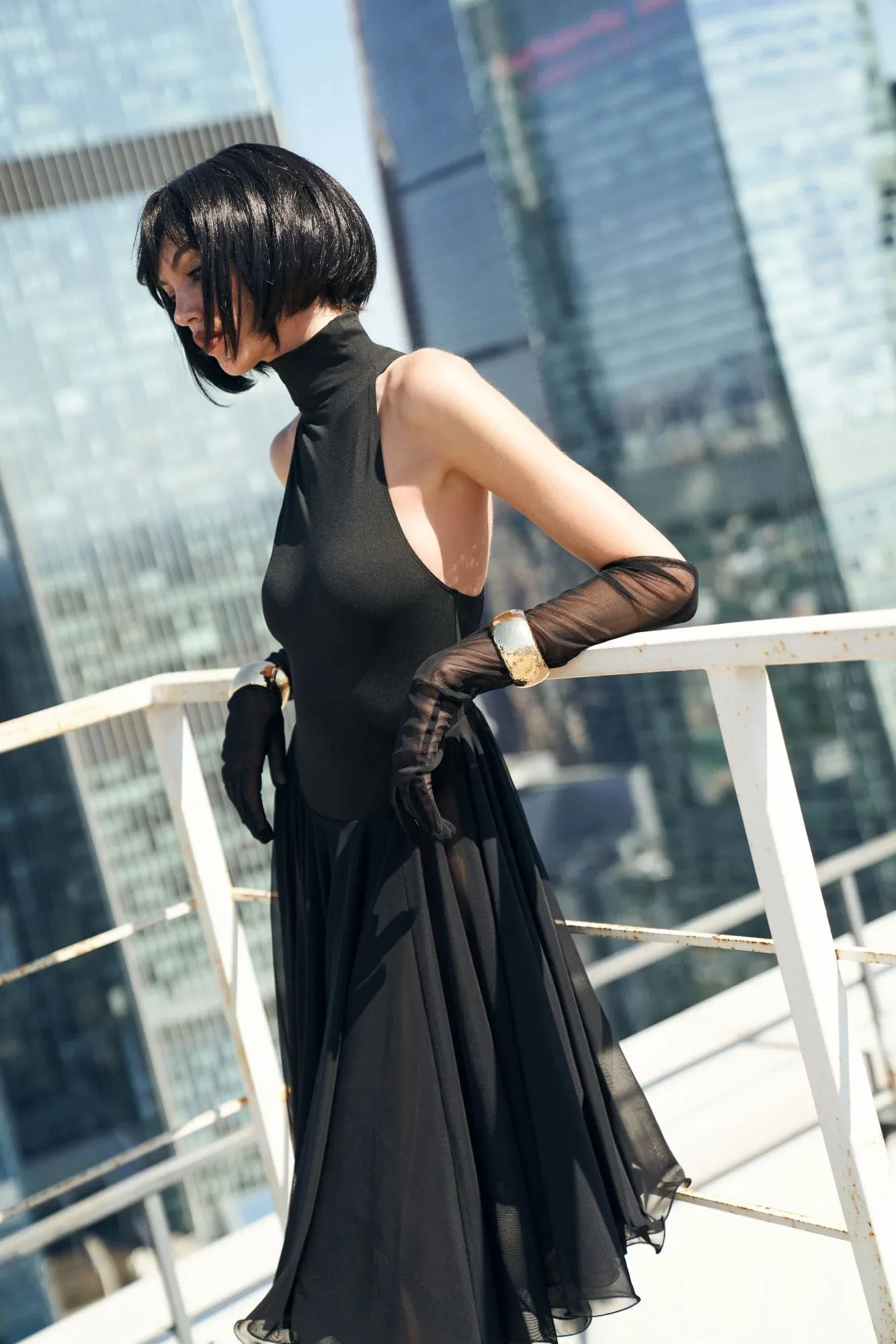 Elegant Sleeveless Bodycon Backless Women Dress Pleated Tight Party Club Evening Dress Female Autumn New Vestidos