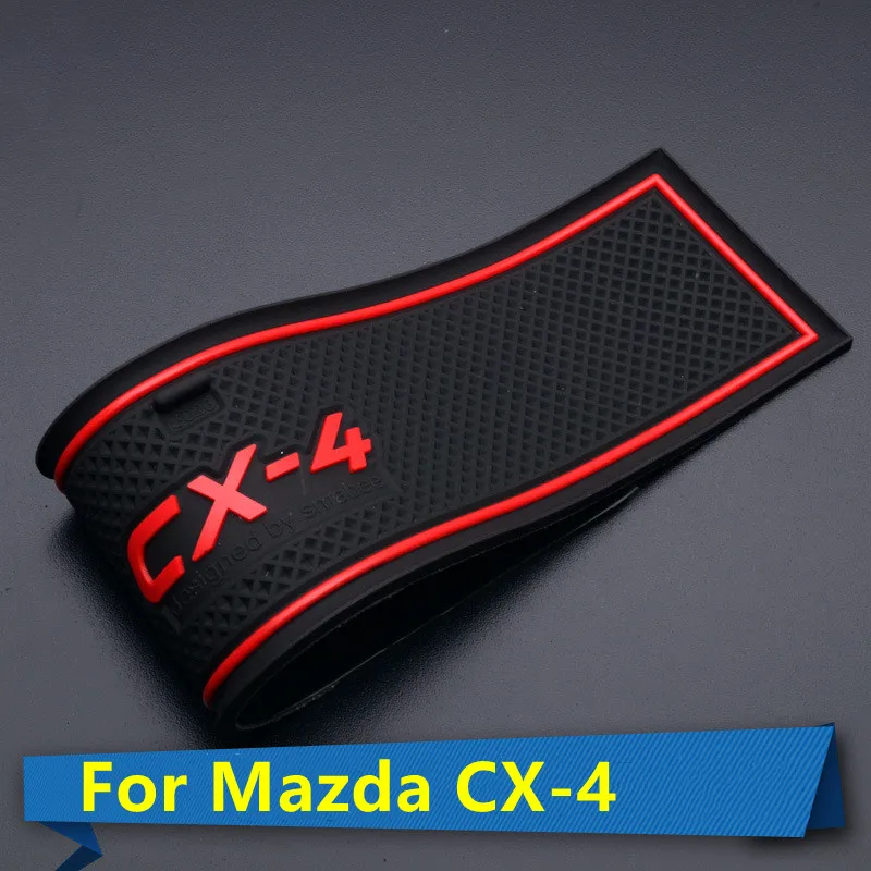

Lnterior Anti Slip Mat Rubber Pad Cup Cushion Groove Mat Holders Non-slip mats For Mazda CX-4 Car sticker