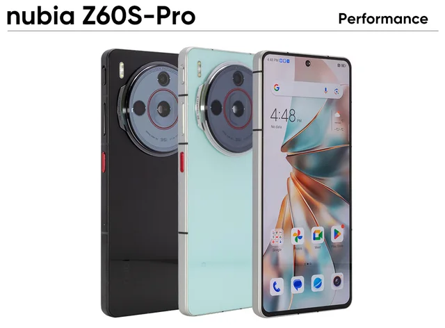 nubia Z60S Pro 5G 16GB+512GB Cyan グローバル版 Nubia Z60S Pro 16GB/512GB Cyan グローバル版 nubia Z60S Pro 5G 16GB