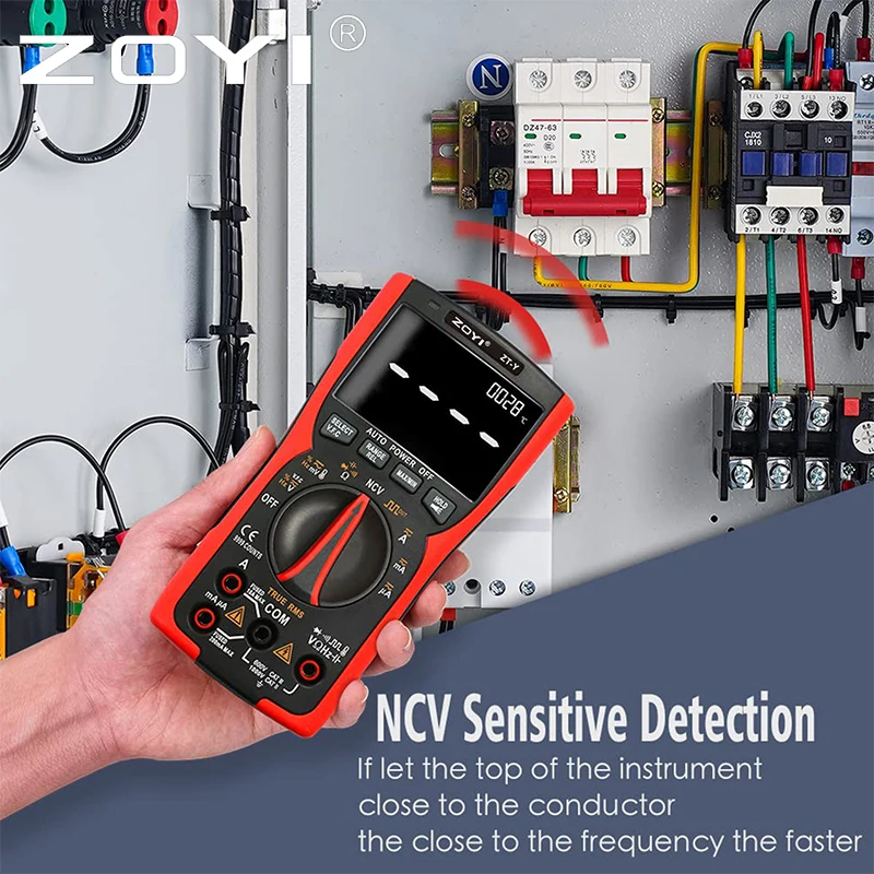 Digital Multimeter Multimeter Tester ZOYI high-precision ZT-Y automatic range multifunctional digital multimeter Intelligent anti-burn electrician maintenance