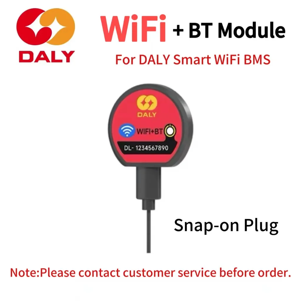 Daly 2024 KMS 스마트 BMS 와이파이 블루투스 모듈, 4.3 인치, 3 인치..