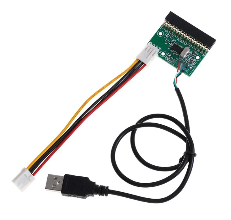 Floppy Drive Conector 34 Pin 34 p para Usb Cabo Adaptador Placa Pcb com Cabo Pcs Lot Alta Qualidade Novo 1.44mb 3.5 - Imagem 2