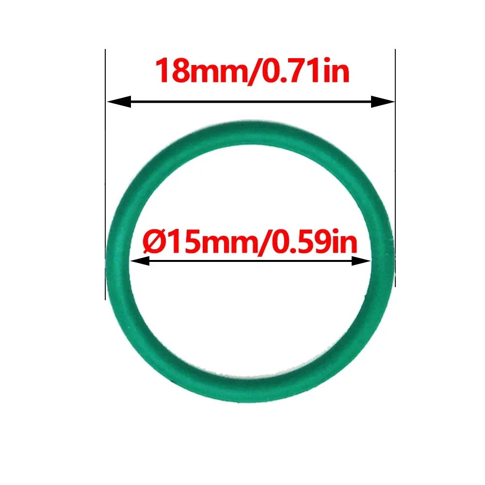 Set of 6 Fuel Injector Nozzle Repair Kits with Copper Gaskets and O-ring Seals