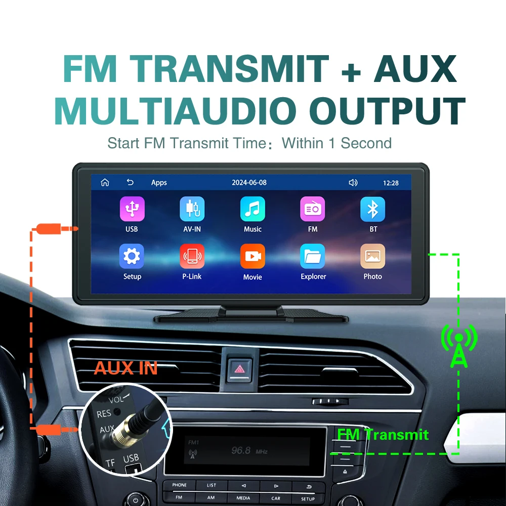 10.26" Wireless CarPlay Radio 5