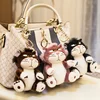 12cm Kawaii Disney Lucifer Plush keychain Doll Bag Pendant Cute Plush Stuffed Toys Backpack Pendant Birthday Gifts For Children 1