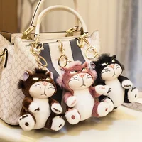 12cm Kawaii Disney Lucifer Plush keychain Doll Bag Pendant Cute Plush Stuffed Toys Backpack Pendant Birthday Gifts For Children 1