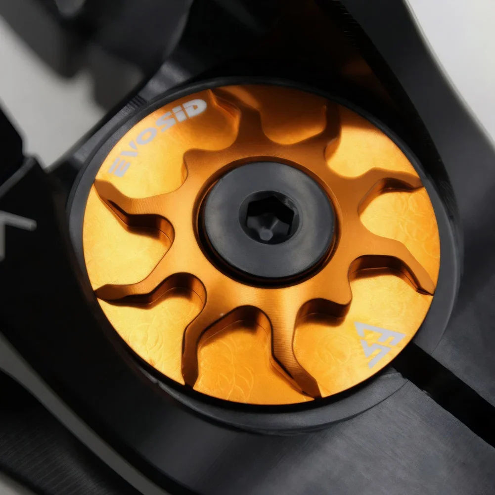 MTB Road Bike Stem Headset Top Cap Cover Aluminium Alloy Bicycle Stem Top Cap for Fork Head Tube Cycling Accessories