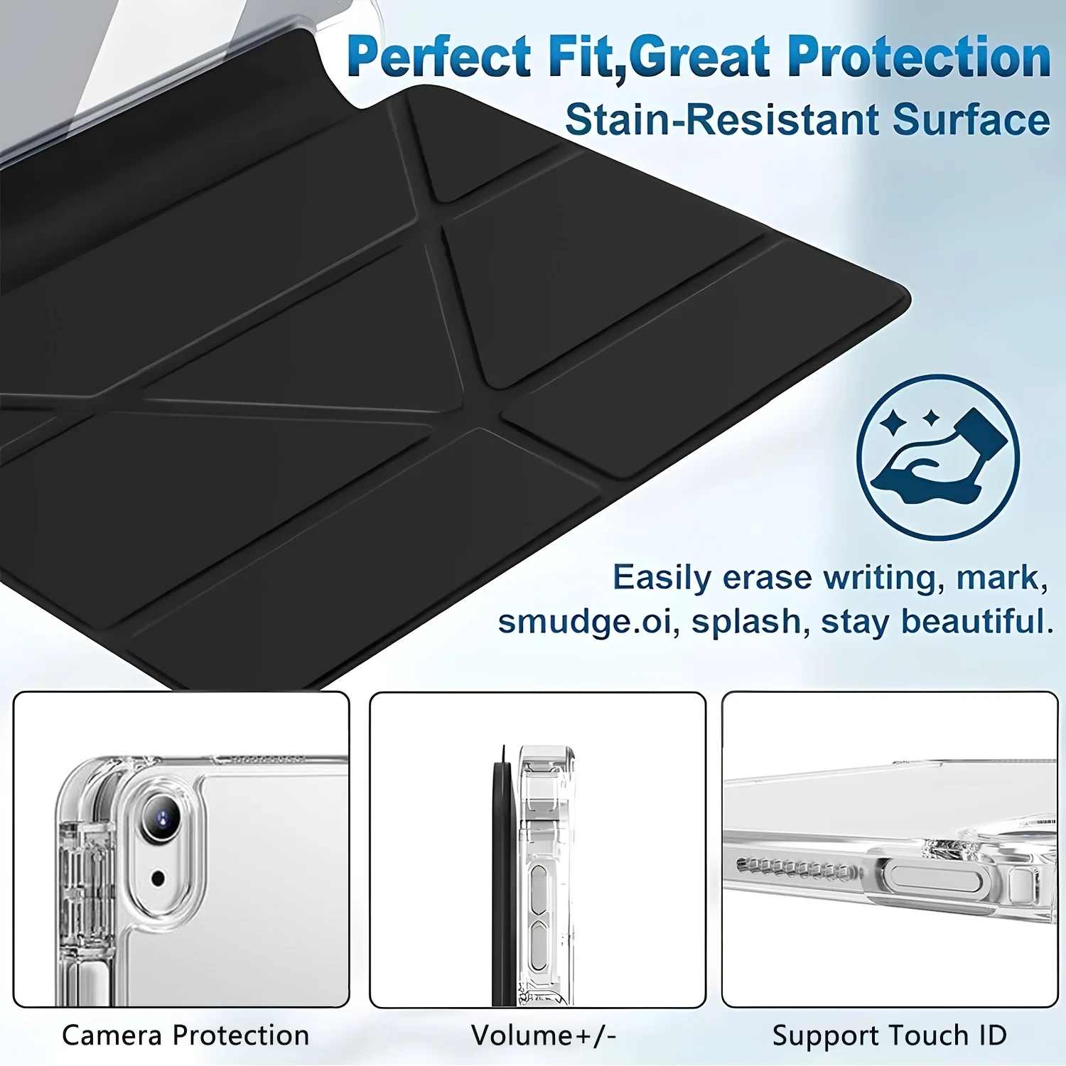 Universal Smart Cover Tablet Case - Enhanced Protection for Various Sizes and Generations