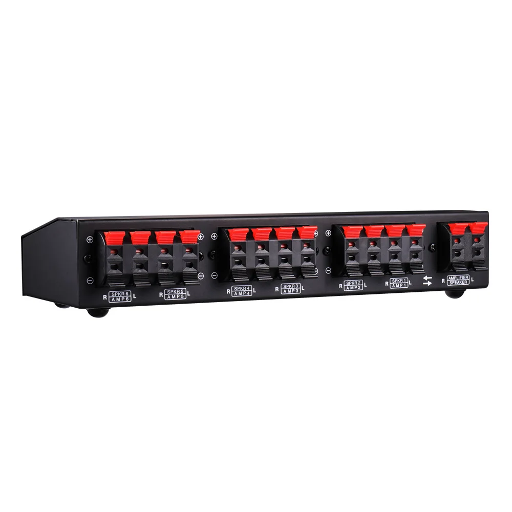 

Selector switch without loss of sound quality B898 professional six-channel stereo speaker amplifier comparator two-way