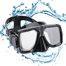 

underwater dive strap diving Tempered Adjustable Scuba black freediving with glasses antifog mask goggles mask black underwater