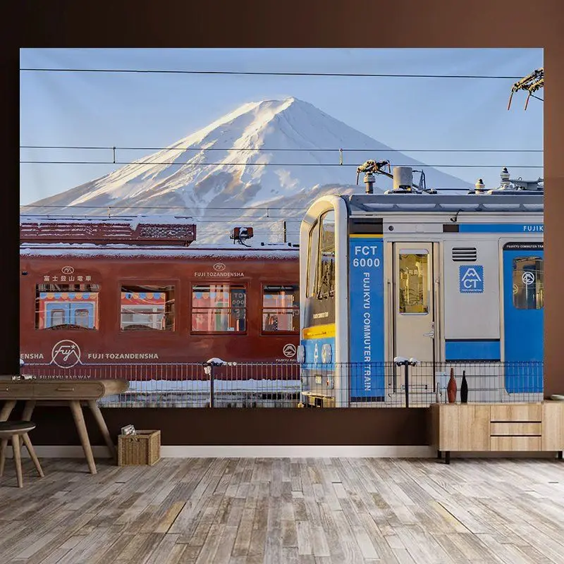 Japanese Tapestry Mount fuji Wall Hanging