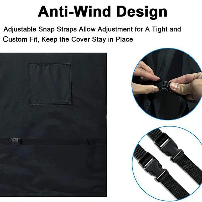 BBQ Grill Barbeque Cover Anti-Dust Waterproof Square Fire Pit Cover Charbroil BBQ Outdoor Rain Protective Barbecue