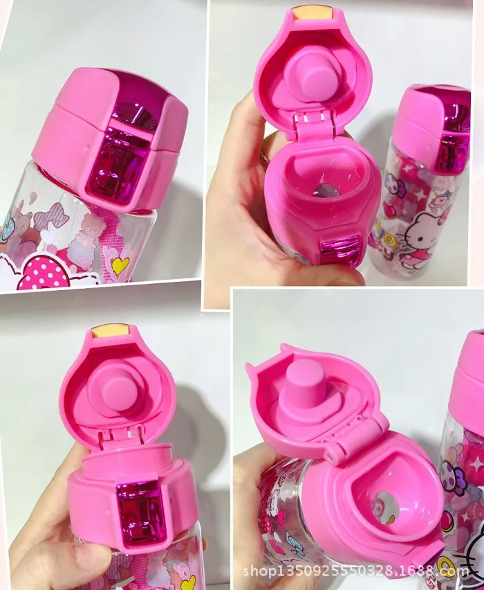 1pcs 350ml-470ml Disney princess children water bottle Frozen Elsa drinking cups boy girl student Mickey mouse summer kettle cup