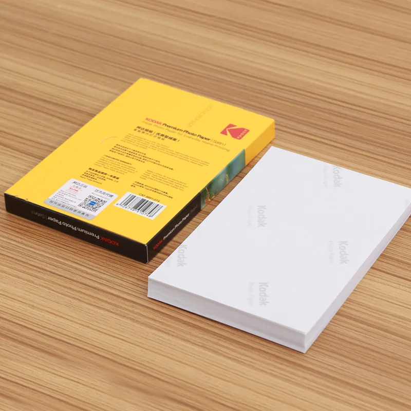 20-100 sheets High Gloss Original Kodak Photo Paper 3R/4R/5RA4 Color Photo Paper Inkjet Printing 5/6/7 Inch For Epson/HP Print