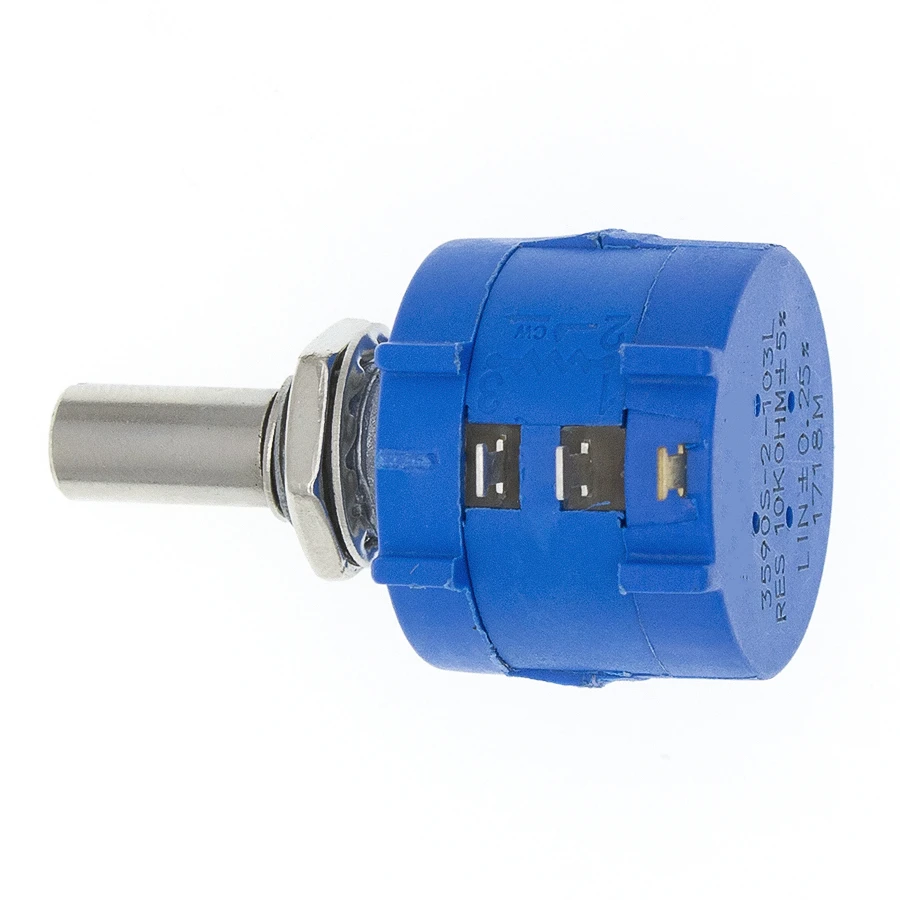 3590S-2-103L 103 102 104 503 3590S 10K 1K 100K 50K ohm Precision Multiturn Potentiometer 10 Ring Adjustable Resistor adjustable resistor,multiturn potentiometer,rotary potentiometer,trimmer potentiometer