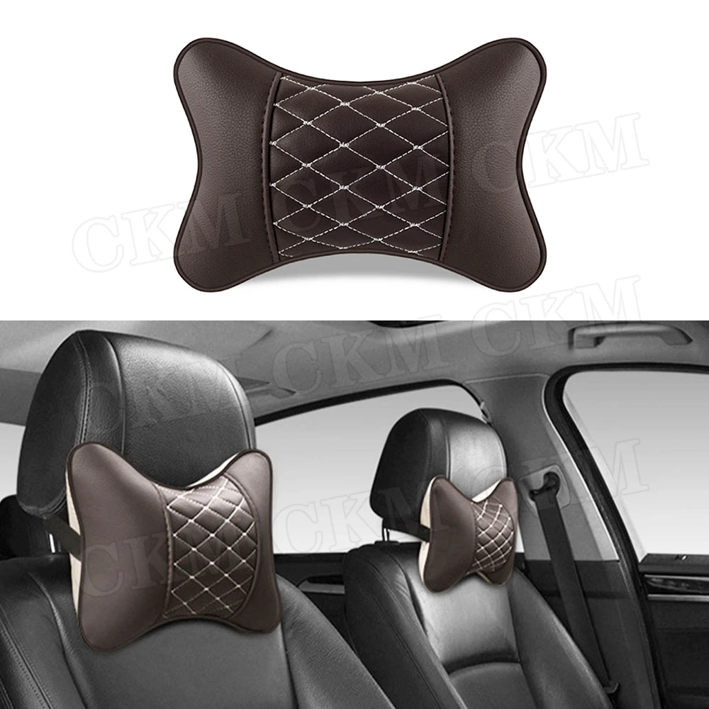 Car Pillow Car Headrest Memory Foam Pillow Car Neck Pillow Car Lumbar Cushion Car Lumbar Pillow Lumbar Support Pillow Auto Car Seat Neck Pillow 1 PCS Cervix Protection Safety Headrest Support Rest Cushion Accessories Pillow For Universal Car