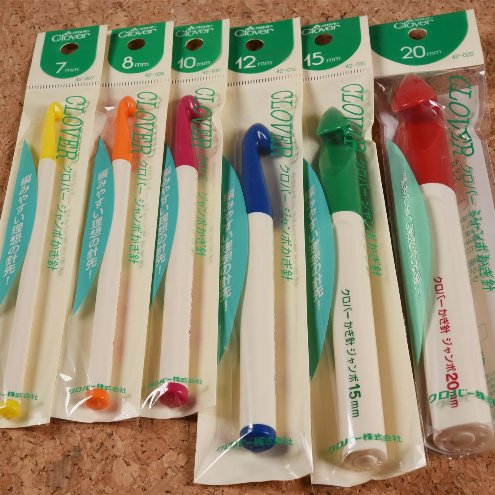 43-321 Set Of Japan Clover Amure Crochet Hooks 8pcs No.2/3/4/5/6/7/8/10 -  Diy Knitting - AliExpress