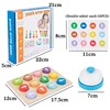 Children Arrow Direction Sensory Games Montessori Logical Thinking Training Wooden Toys Party Activity Color Matching Board Game 6