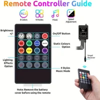 Car Underglow Neon strip Lights RGB 8 Color Music Mode with App/Remote Control for Car Underbody Light Strips for all car - Image 4
