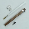 One Set Walnut Wood Mechanical Pencil and Lead 0.5mm Point Pen Writing Smooth Office School Drawing Sketching Chinese Stationery 5