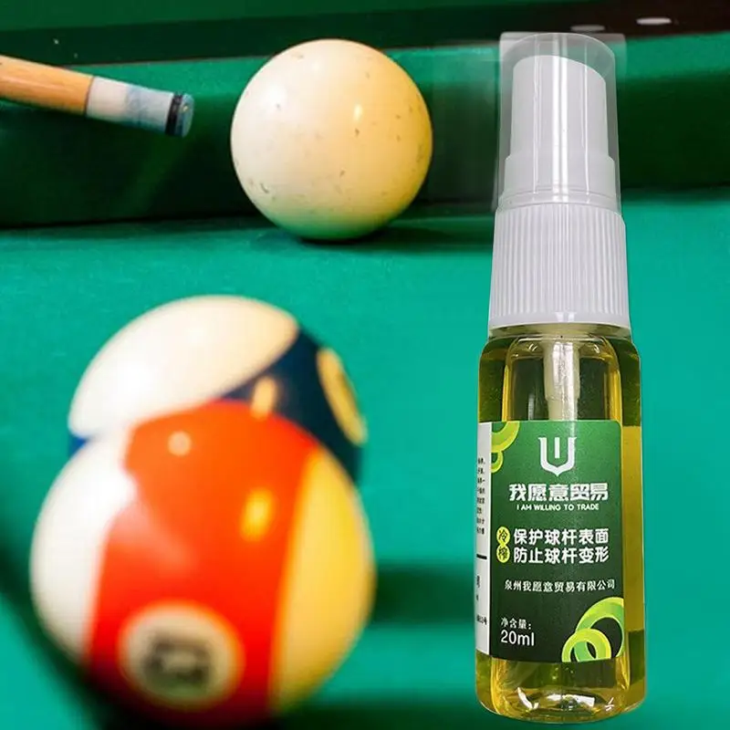 Pool Cue Oil Billiard Ball Rod Oil Cool Texture Billiards Club Cleaner Restores Polishes Shines Removes Dirt Dust Nourishes Wood billiard shaft billiard bridge stick billiard cue tip billiard cue rack billiard cue case