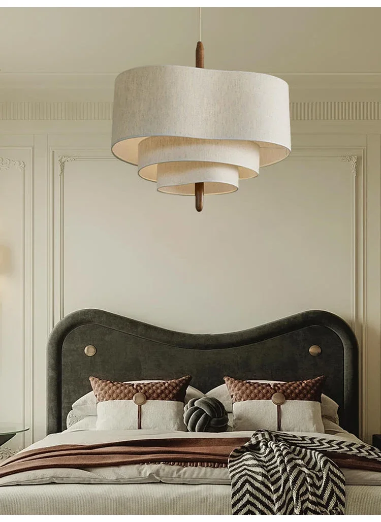 Close-up of Cloth Material Used in Chandelier