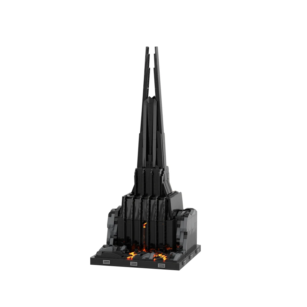 

MOC Fortress Vader Architecture Bricks Movie Space Wars Model Building Block Set Educational Toys Collection Kids Birthday Gift