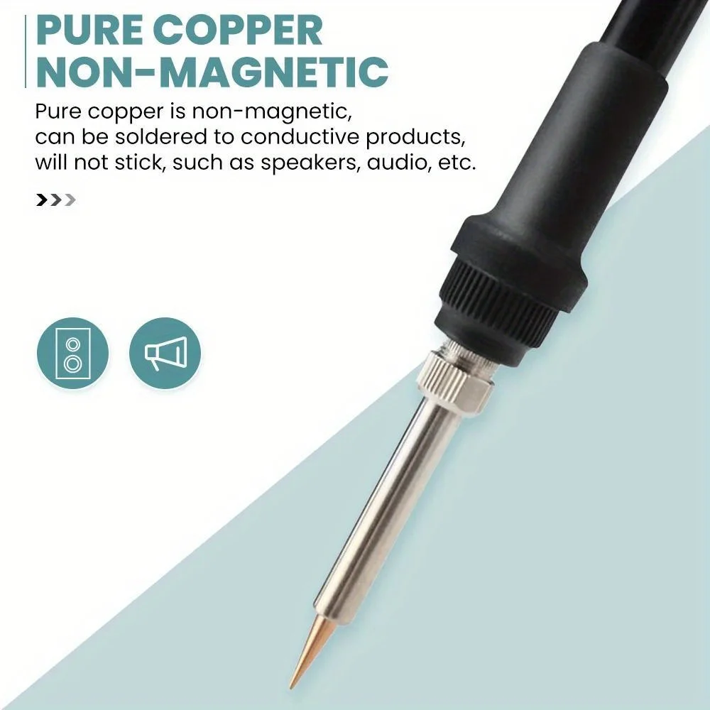 Copper Soldering Iron Tip Set Electric Soldering Iron