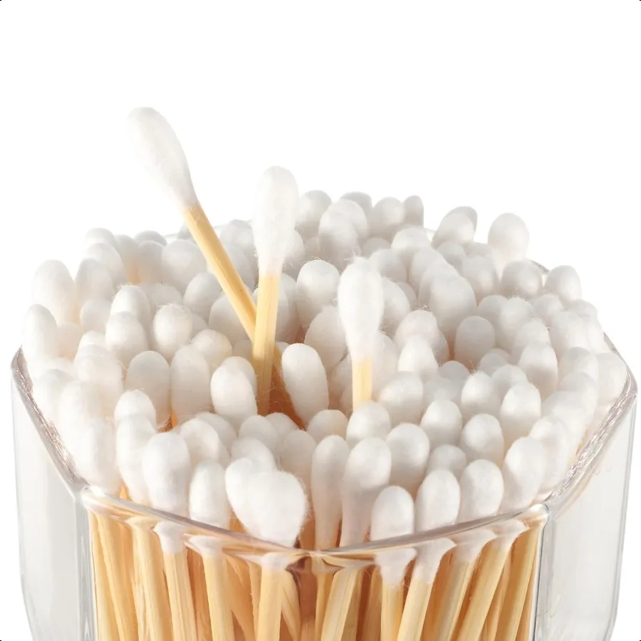 120 Pack Travel Size Cotton Swabs Individually Wrapped