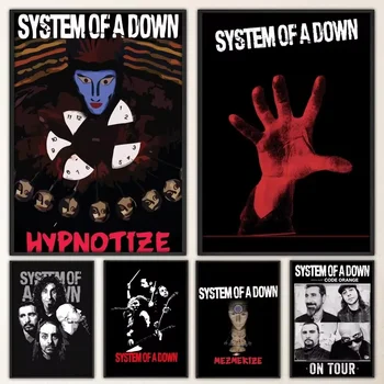 System of a Down Band Poster Prints Poster Wall Painting Bedroom Living Room Wall Bar Restaurant 1