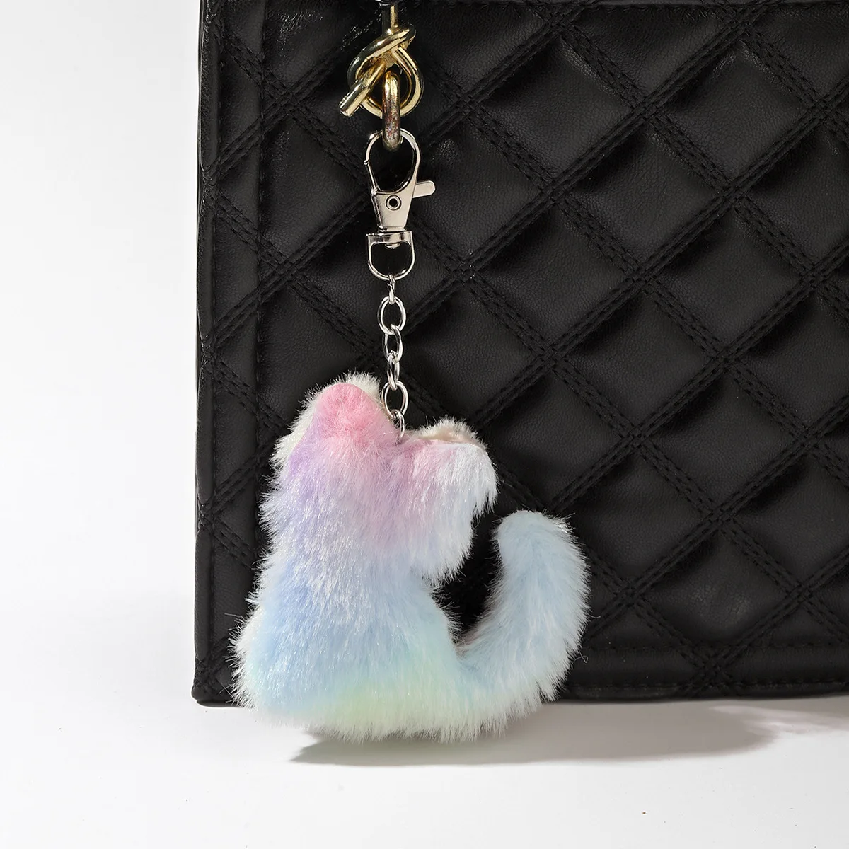 Plush Pompoms Keychain Rainbow Love Heart Butterfly Cat Star Fur Ball Bag Pendant Girl Backpack Charm Car Hanging Accessories 10 S0613002162e74e06973a9cadf974c604g Plush Pompoms Keychain Rainbow Love Heart Butterfly Cat Star Fur Ball Bag Pendant Girl Backpack Charm Car Hanging Accessories
