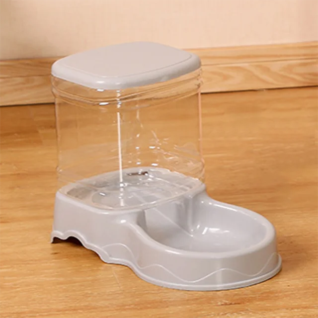 Pet automatic feeder cat drinking water bowl cat bowl dog bowl 3.8L large capacity combination grain storage barrel pet supplies 5