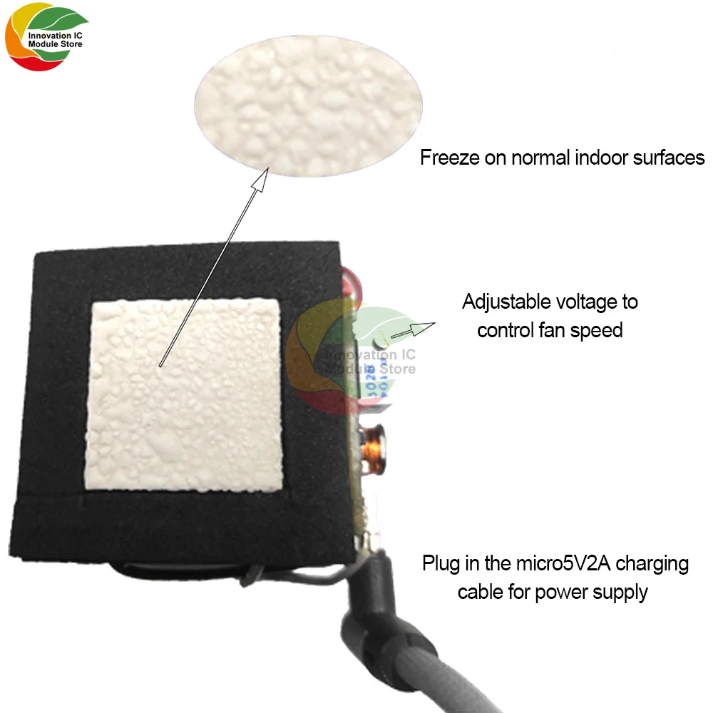 SR-01 fai da te cellulare radiatore dispositivo di raffreddamento semiconduttore foglio di refrigerazione muto Tablet raffreddamento artefatto 5V40*40 parti del radiatore - immagine 3