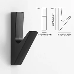 Elegant Gold Wall Hooks for Bathroom and Kitchen Accessories (Burgundy)